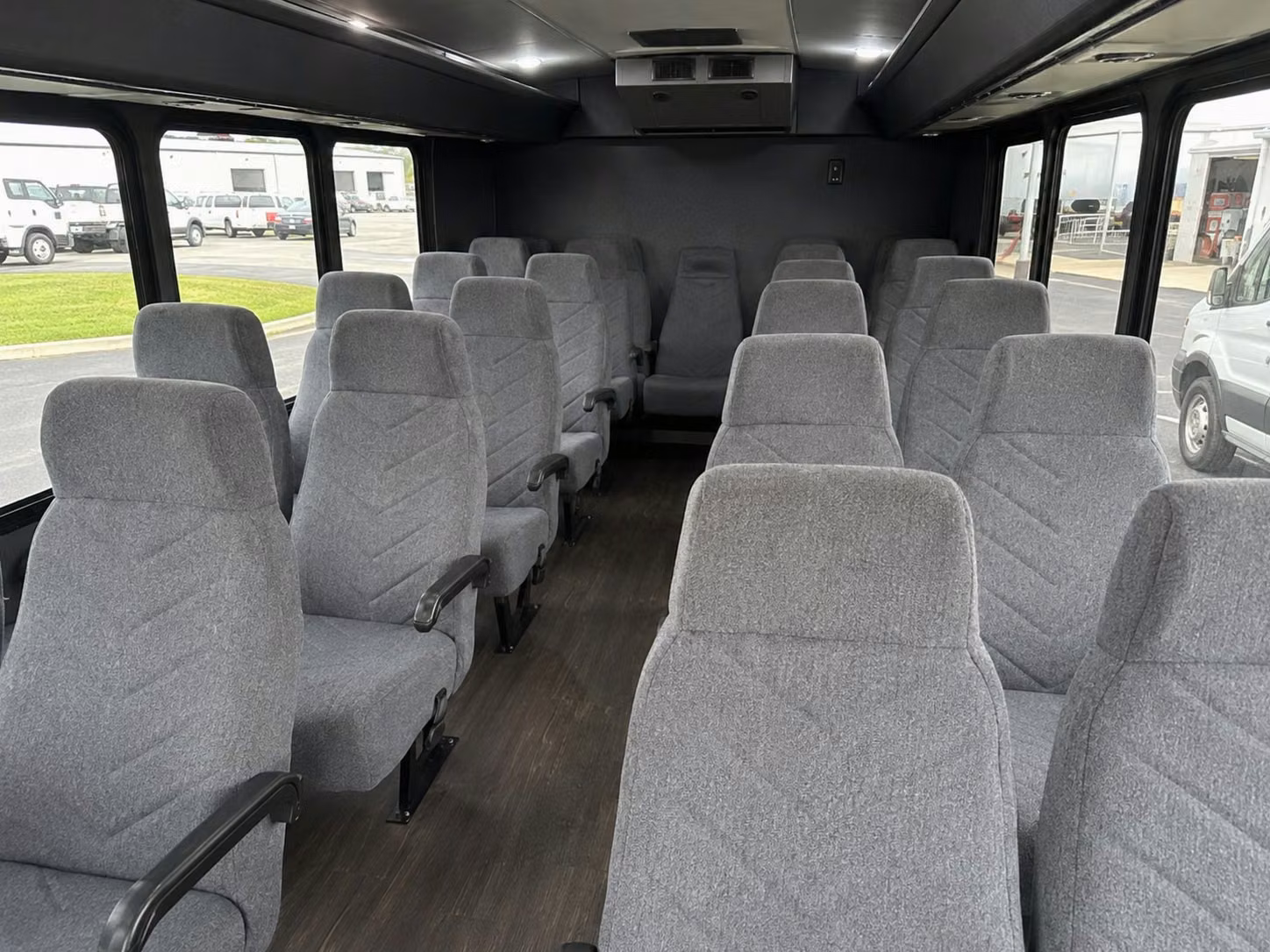 15 passenger minibus interior