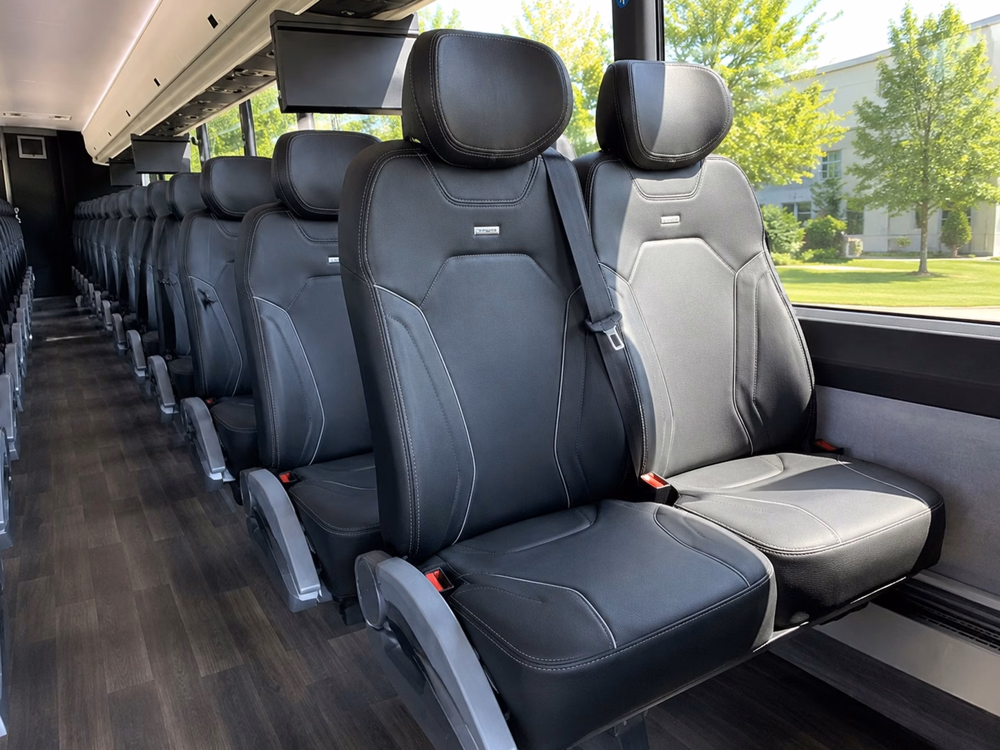 elk grove charter bus interior gallery