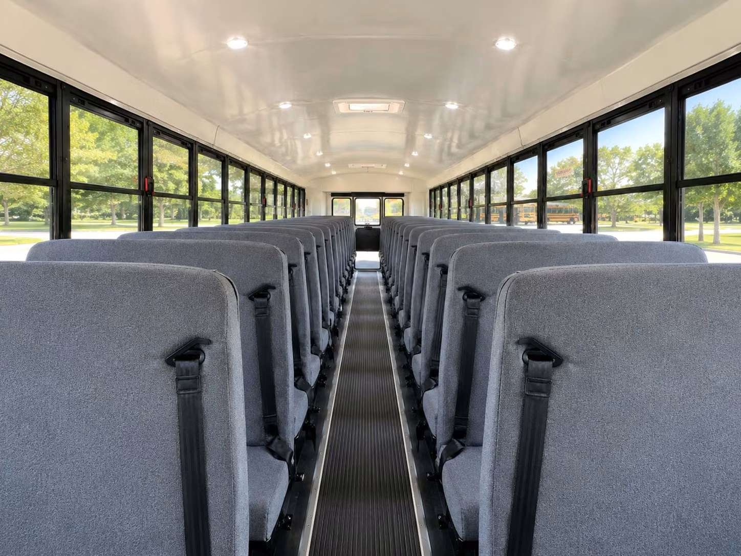 school bus interior
